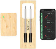 Termometro a Infrarossi con Bluetooth e 2 Probes - Termometro per Griglia Digitale per Risultati di Cottura Ottimali