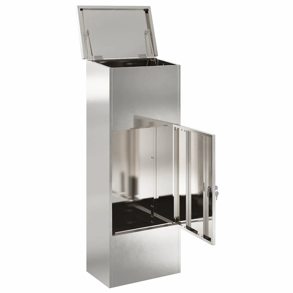 Cassetta per pacchi con porta Argento 44,5 x 29 x 110,5 cm CFW5903131