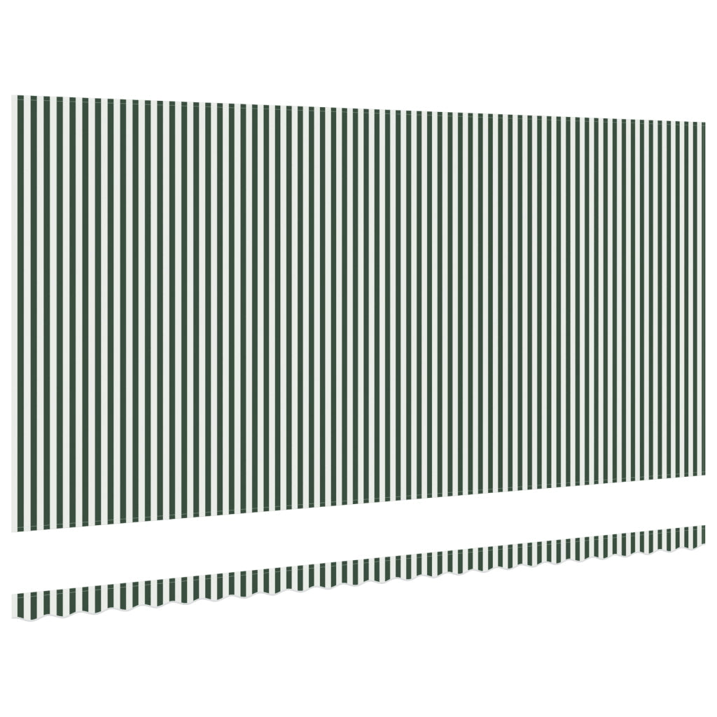 Fodera per tenda per telaio di 6x3.5 m Verde e Bianco