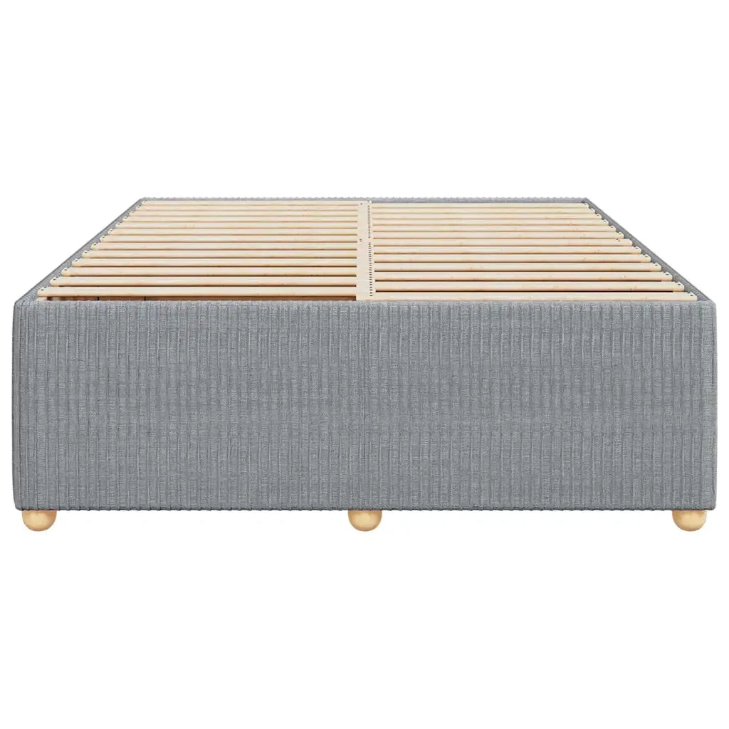Giroletto senza Materasso Grigio Chiaro 140x190 cm Tessuto 3284935