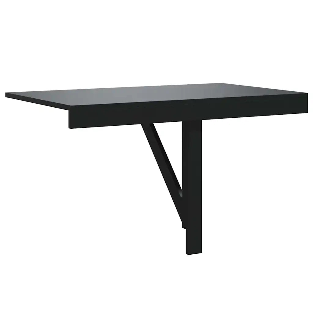 Tavolino da Parete Pieghevole Nero 110x38x75 cm in Multistrato CFW6442426