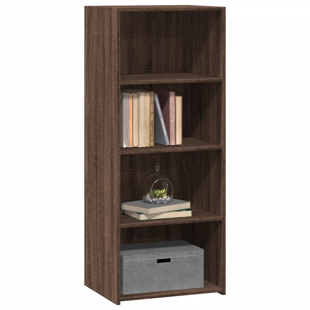 Credenza Rovere Marrone 50x41x124 cm in Legno Multistrato 846403