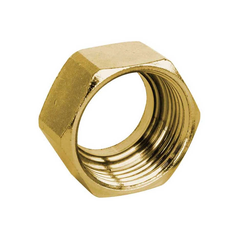 DADO IN OTTONE PER TUBI GAS- 1/2- ATON- pezzi 1