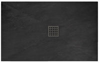 Piatto Doccia Rea Black Rock 90x120