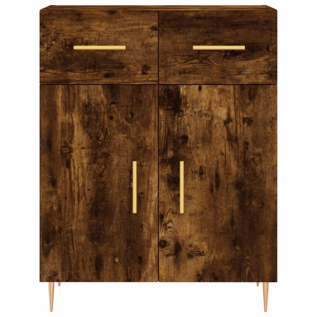 Buffet credenza cassettiera armadio mobile contenitore organizer per cucina soggiorno salotto 69,5 x 34 x 90 cm legno ingegnerizzato marrone 02_0031033