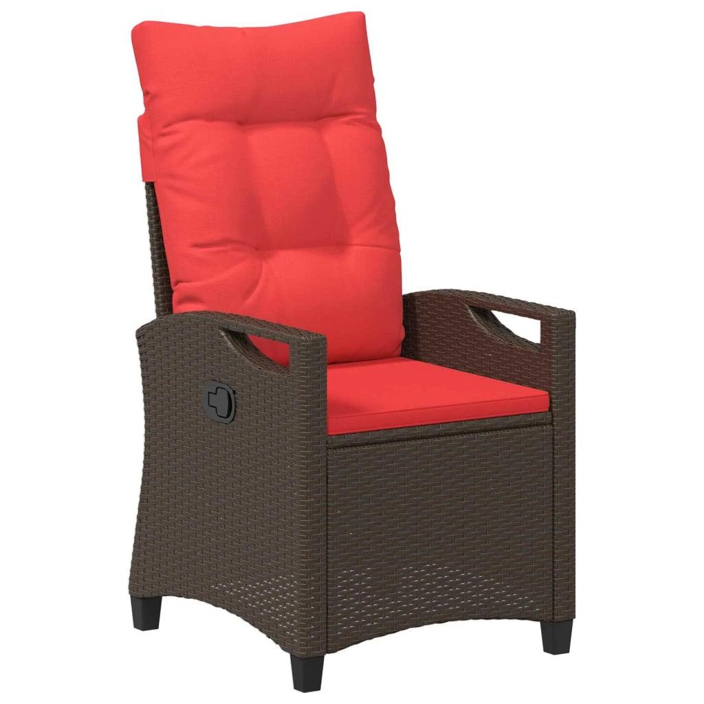 Sedia da giardino reclinabile 56 x 60 x 112 cm acciaio 42026846