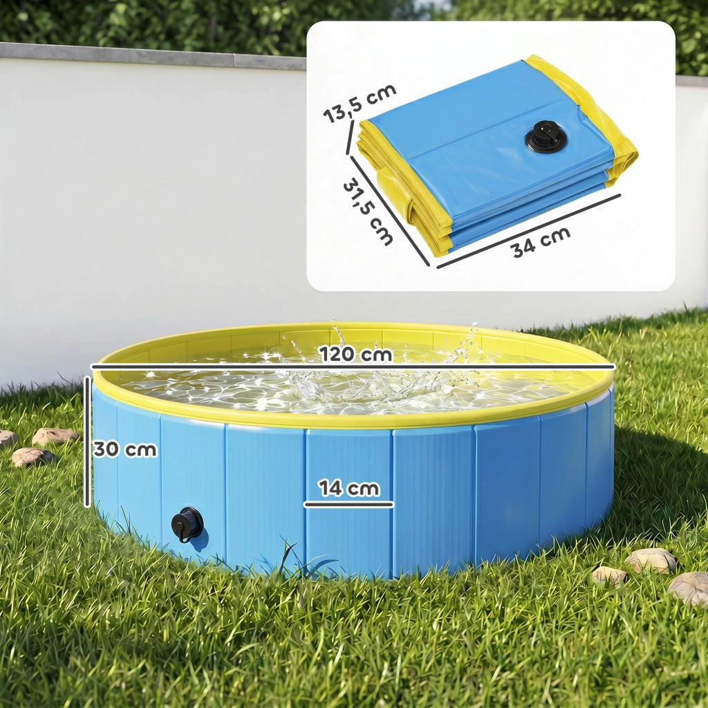Piscina Pieghevole per Cani ¨C Xylo ¨C 120x30cm