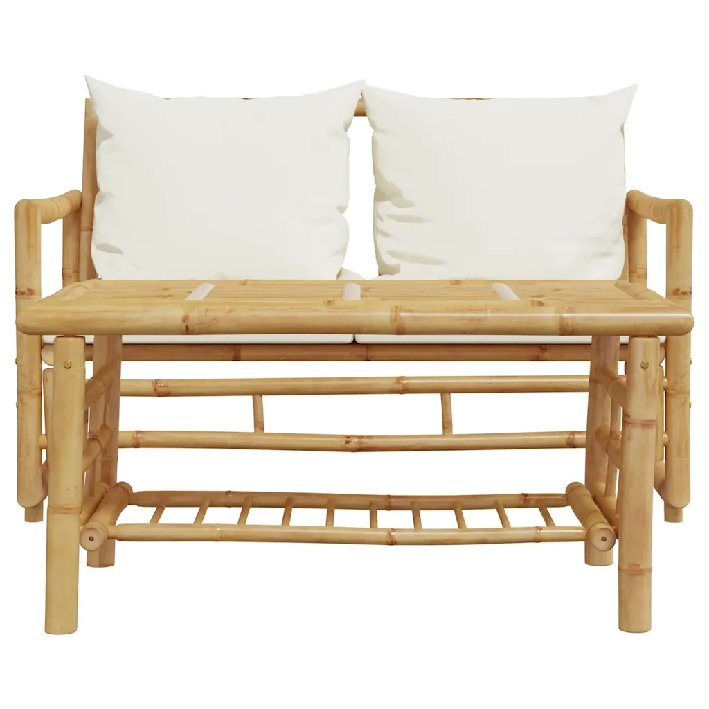 Set Divano da Giardino 2 pz con Cuscini in BambÃ¹