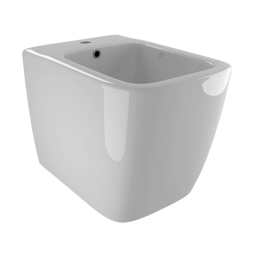 Bidet Nodo A Terra Bianco Lucido