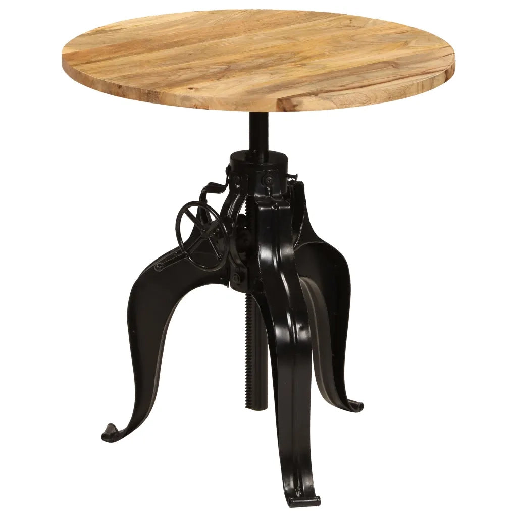 Tavolo da Bar in Legno Massello di Mango 75x(76-110) cm cod mxl 6443