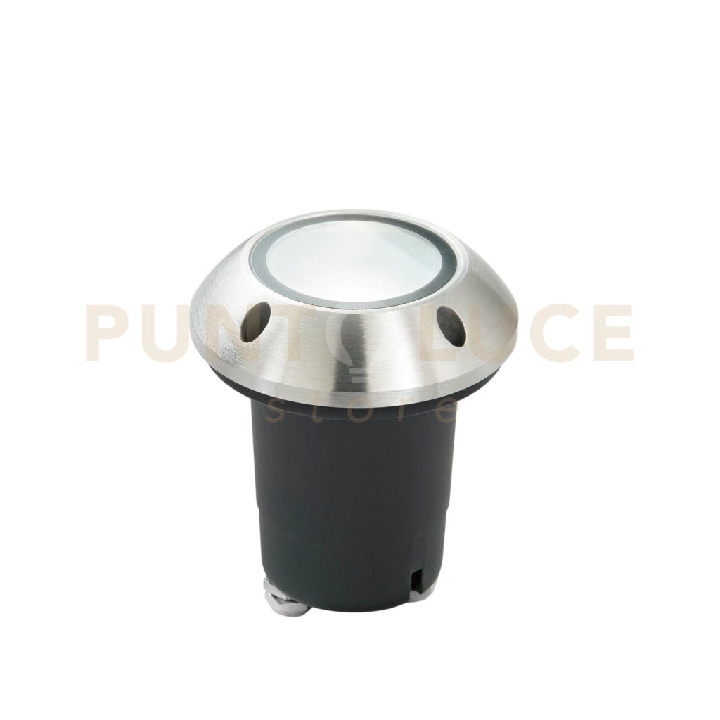 FARO CARRABILE A INCASSO HUMMER UP ACCIAIO 1 LUCE ATTACCO GU10 IP67 10,5X14,4CM