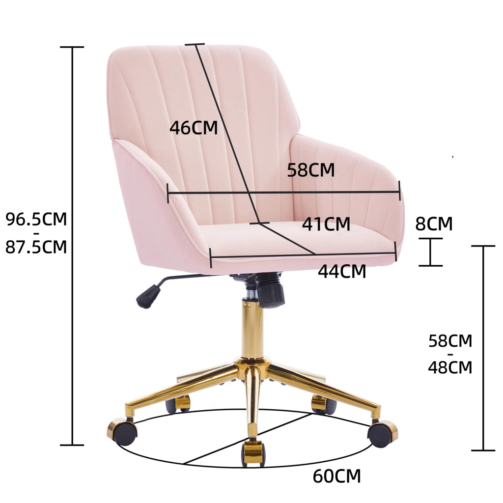 Sedia da ufficio ergonomica - Zephmum - Altezza regolabile, schienale regolabile
