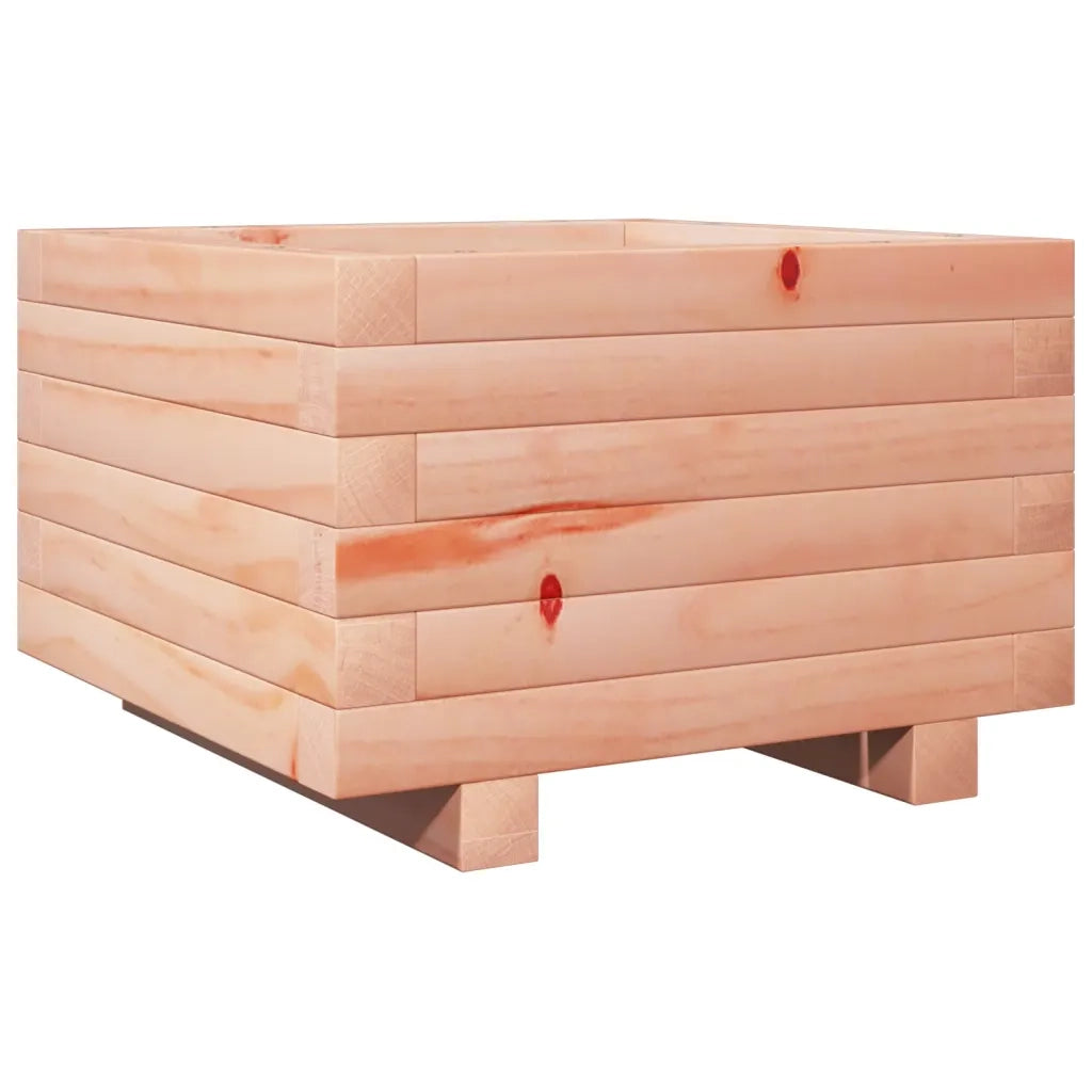 Fioriera | Cassetta per fiori | Vaso da Giardino 40x40x26,5 cm in Legno Massello di Douglas