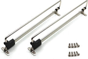 Due stecche per abbigliamento telescopiche - stecche per abbigliamento estendibili - stanghe per abbigliamento retrattili - stanghe per abbigliamento - adatte per tutti i tipi di armadi in casa