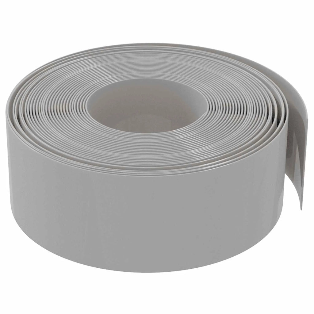 Bordatura per giardino 25 m 20 cm PE Grigio 42036851