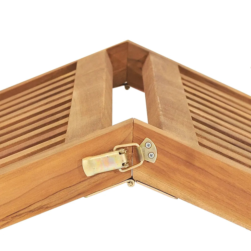 Lettino Prendisole | Sdraio da giardino | Lettino da sole in Legno Massello di Teak