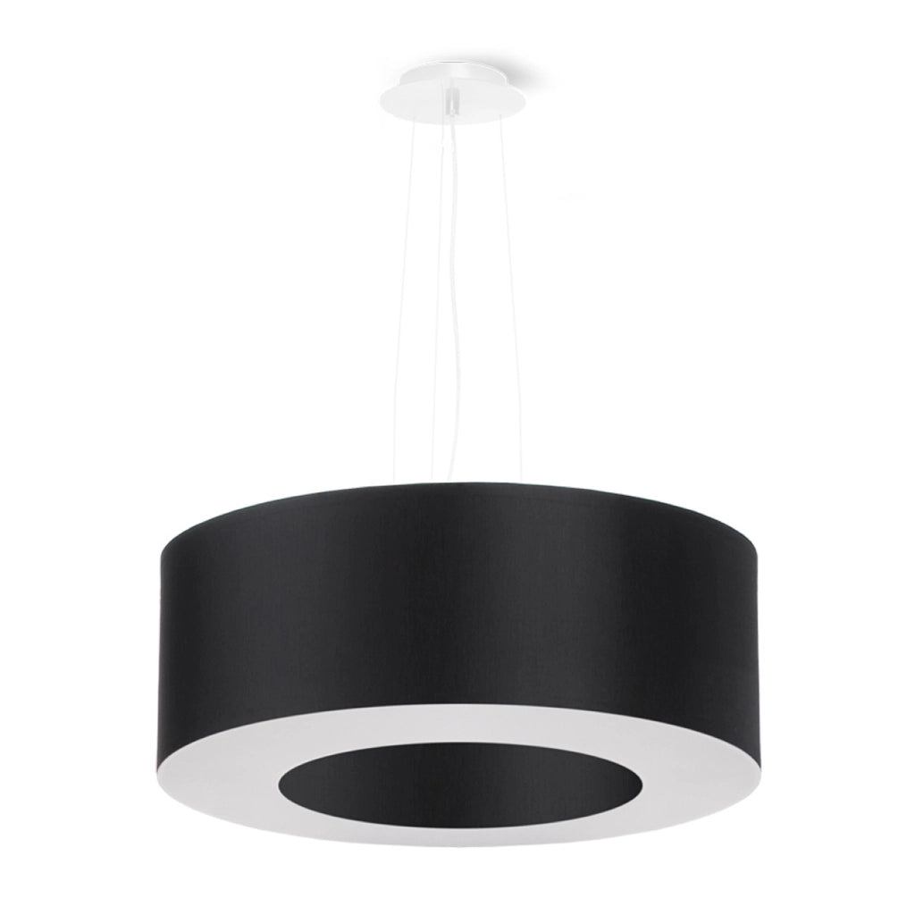 Lampada a sospensione tonda nera Ø50 5xE27 JOVIAN Pure Lume