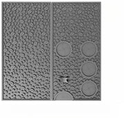 Macchina per caffè, piastra di scarico in silicone, accessori per caffè, antiscivente e termoresistente, piastra di schiuma, piastra di tampone, 1 pezzo, grigio