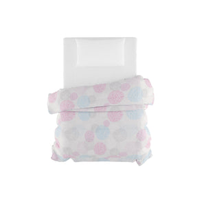 Trapunta Invernale Singola Stampata in Microfibra 200gr Double Face Molecole