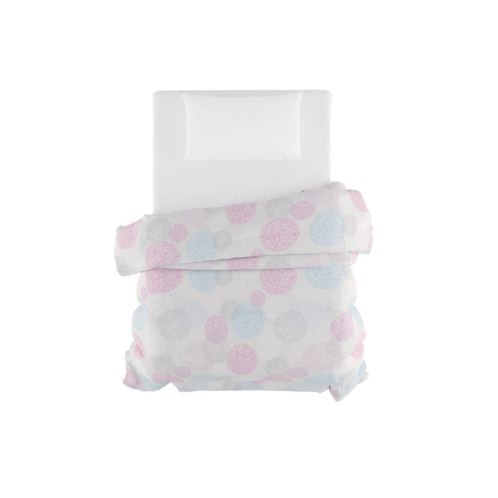 Trapunta Invernale Singola Stampata in Microfibra 200gr Double Face Molecole