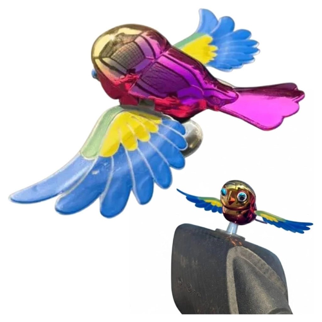 UCCELLO 3D DECORAZIONE AUTO MOTO RETROVISORE BATTE ALI VENTO AEREODINAMICO