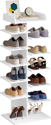 Organizzatore per scarpe - 12 paia - Bianco
