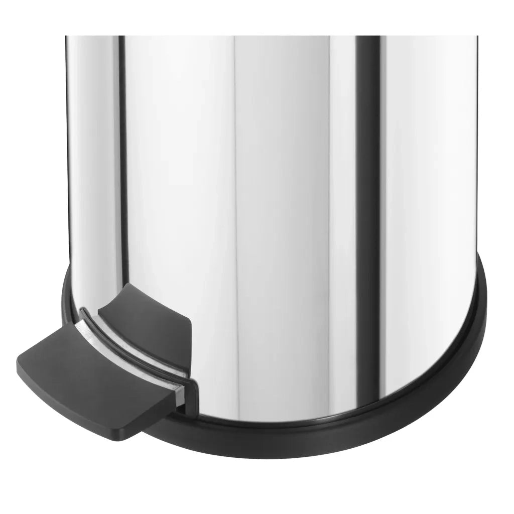 Hailo Pattumiera a Pedale Solid L 18L Acciaio Cestino Interno Zincato 434079