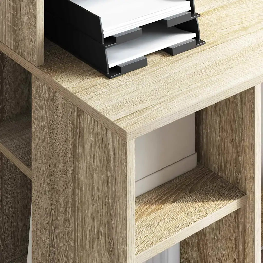 Scrivania Rovere Sonoma 90 x 48 x 101,5 cm Legno multistrato 869524