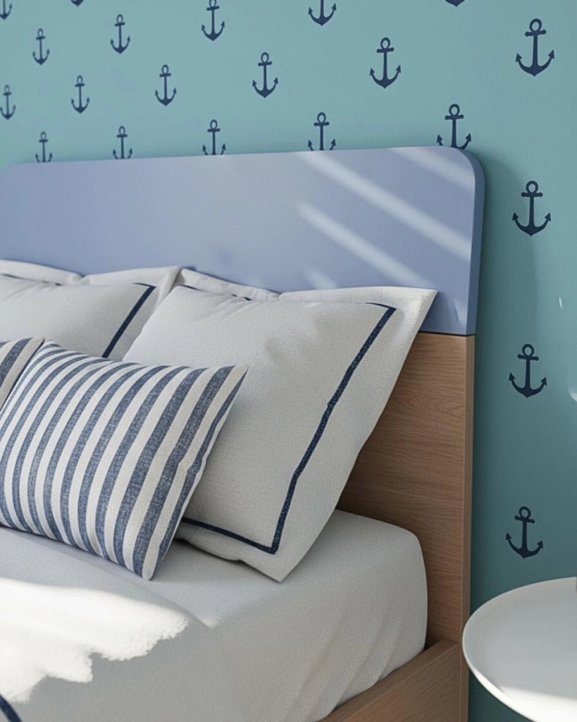 Letto Comby con fascioni e pediera - Letto una piazza e mezzo 127 x 197 - Struttura virginia e avio - Rete e materasso esclusi_