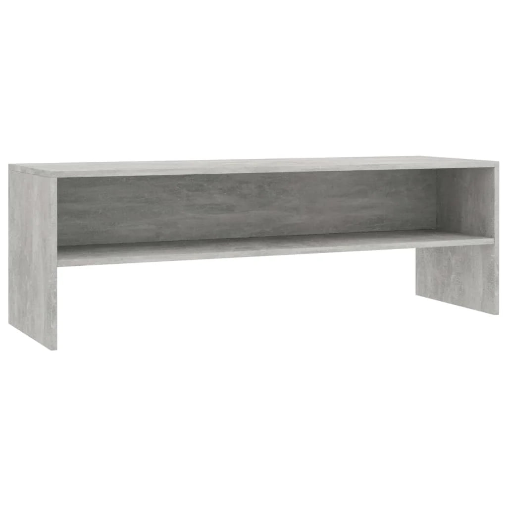 Mobile TV multimediale mensola TV credenza TV sala da pranzo soggiorno camera da letto 120 x 40 x 40 cm legno ingegnerizzato grigio 02_0025869