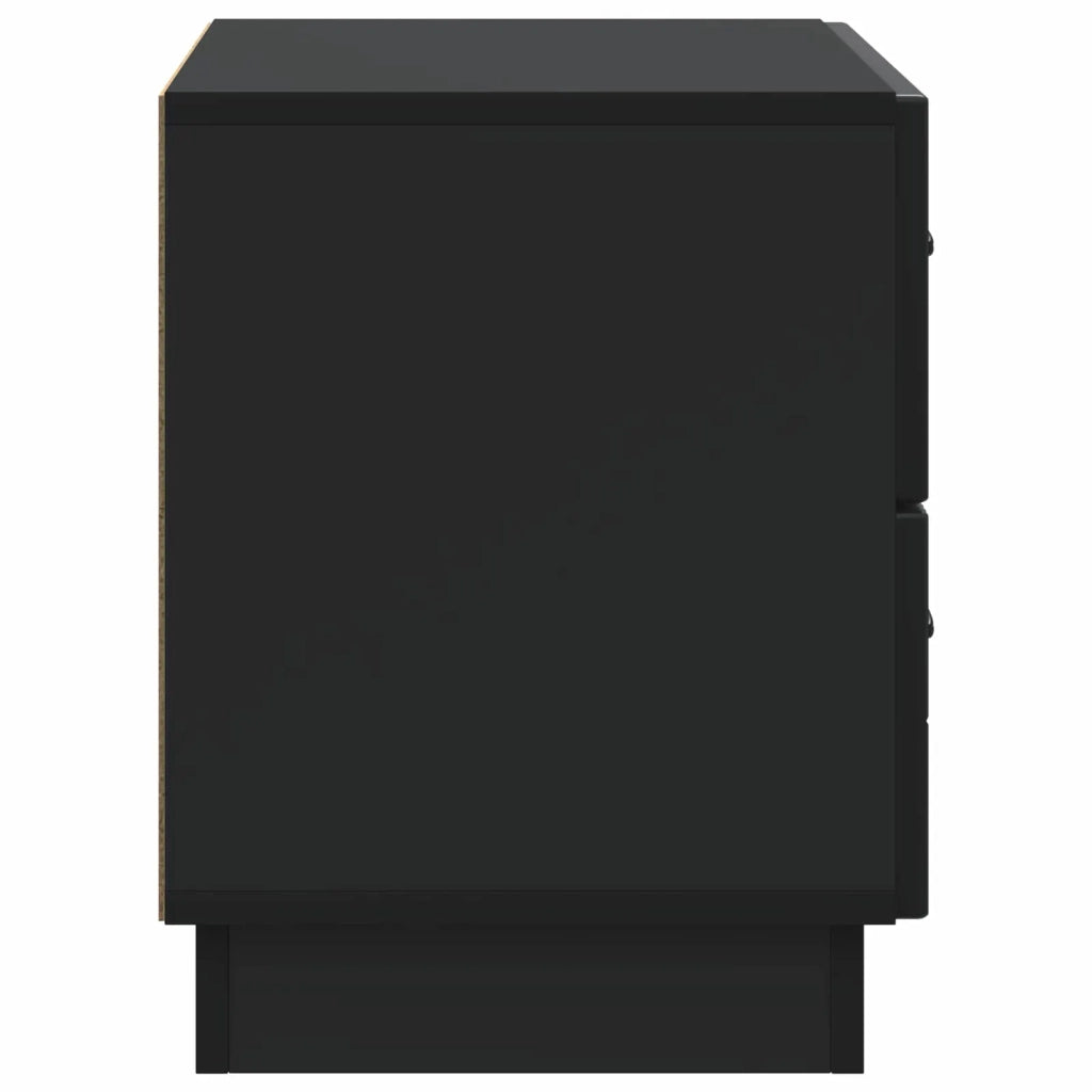 Armadio da Notte Nero 62 x 34,5 x 44,5 cm Legno ingegnerizzato