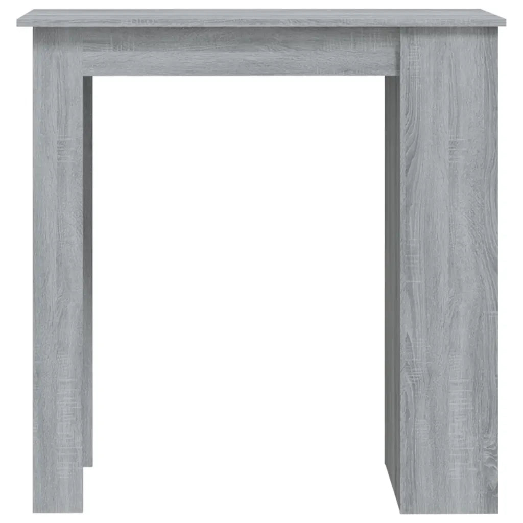 Tavolo Bar con Ripiani Grigio Sonoma 102x50x103,5cm Truciolato 812967