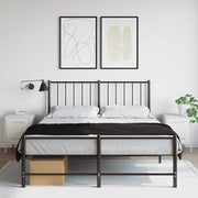 Comodini 2 pz-Set di 2 Tavolino da notte Bianchi 36x39x50,5 cm in Acciaio 898376