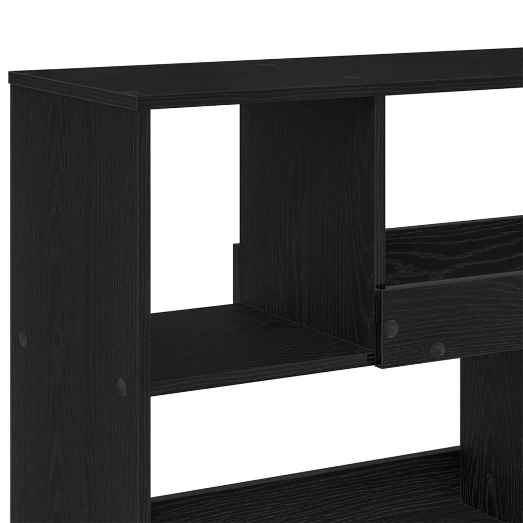Scaffale per Libri Rovere Nero 100 x 33 x 94,5 cm 3423357