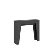 Consolle allungabile 90x25/181 cm Narrow - Antracite Spatolato