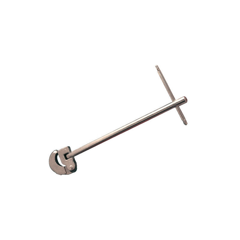 Chiave lavabo fissa Brixo 270 mm – apertura universale, testa snodata