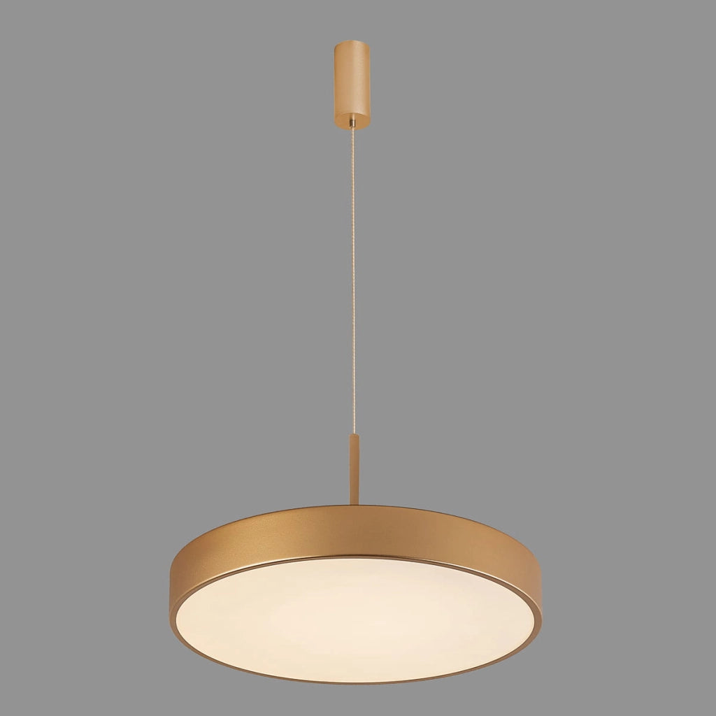 Lampadario Italux Orbital LED oro sabbiato 40 cm 3000K