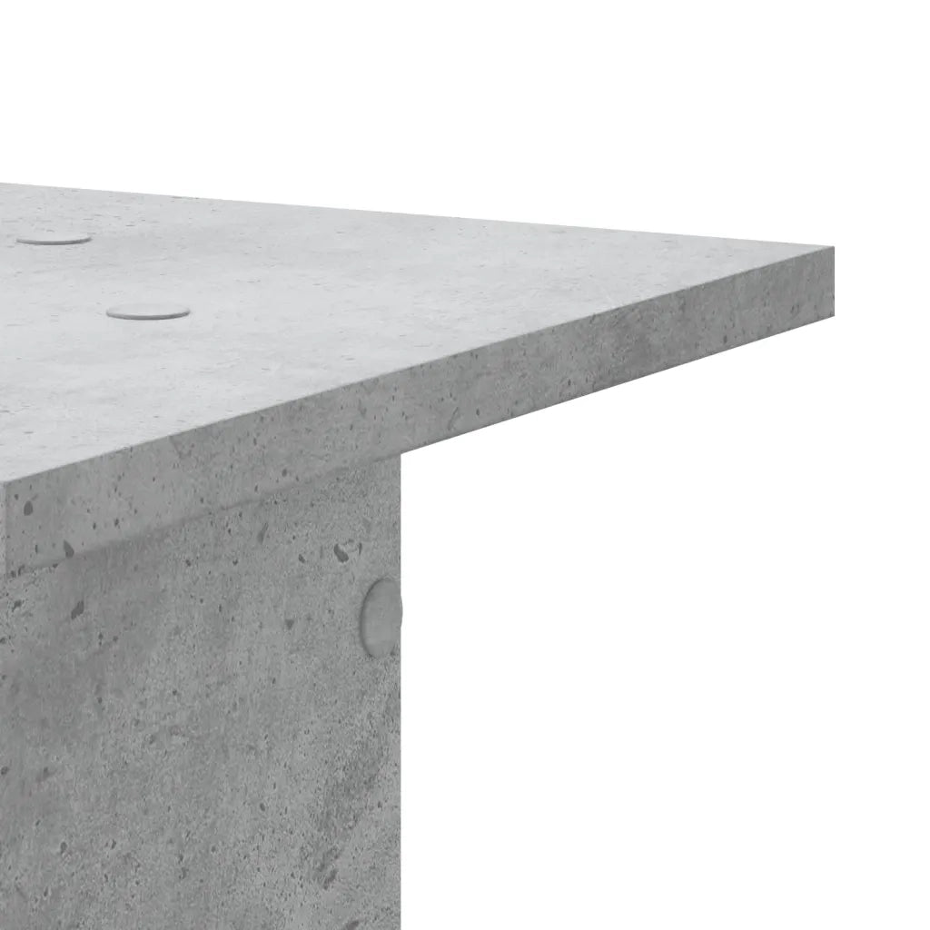 Supporti Altoparlanti 2 pz Grigio 30x30x95 cm Legno Multistrato