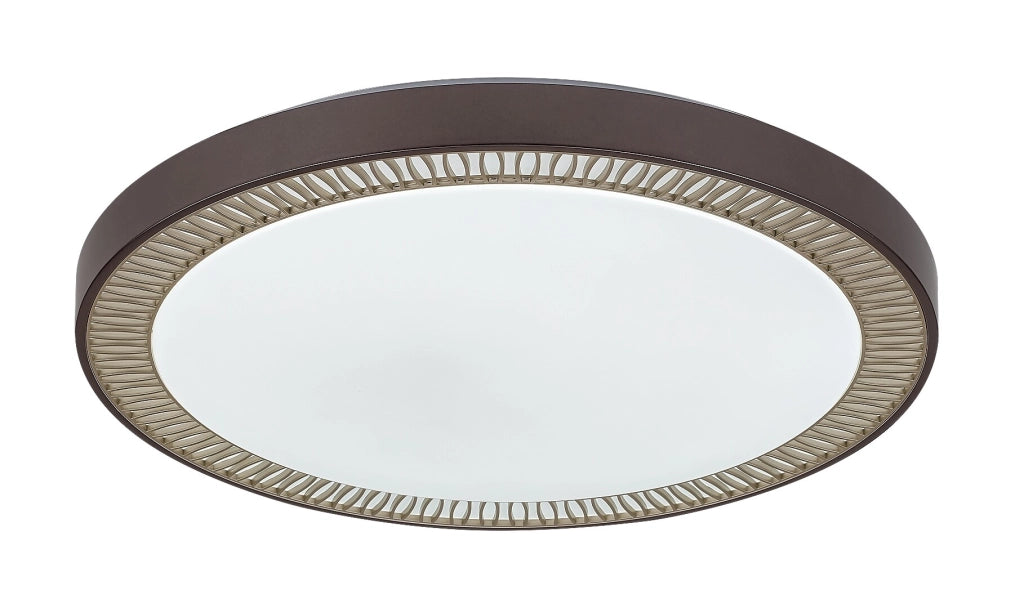 Plafoniera LED 50cm 40W marrone dimmerabile Matea Rabalux