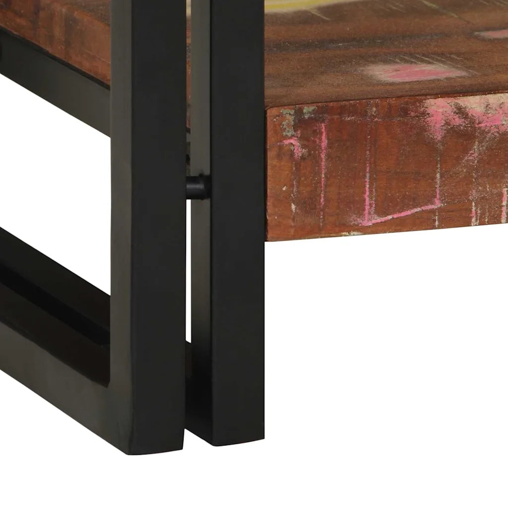 Tavolo consolle Multicolore Legno Recuperato Massello 4102735