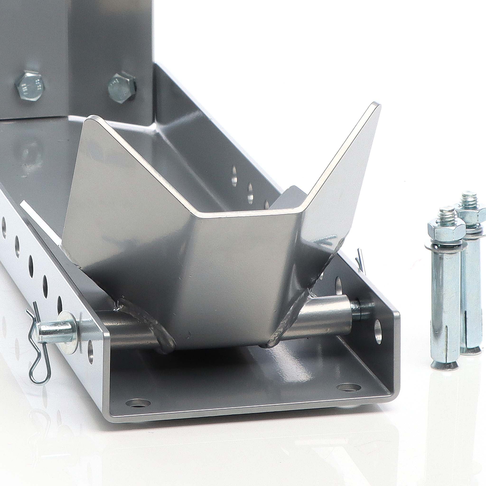 Cavalletto per ruota anteriore moto max 450 kg pneumatico 8-24" 145 mm