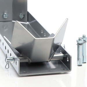 Cavalletto per ruota anteriore moto max 450 kg pneumatico 8-24" 145 mm