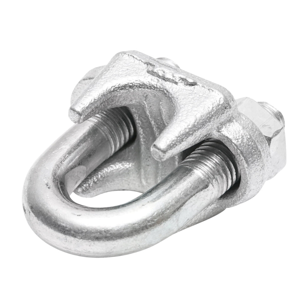 Morsetto zincato DIN 741-18 per cavo da 18 mm Breckner Germany