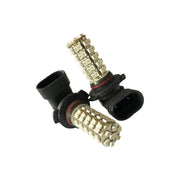 Coppia 2 Lampade Led HB3 9005 HB4 9006 Con 68 Smd 3528 Colore Giallo Yellow 12V 2W Per Fendinebbia