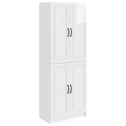 Set di armadi 2 pcs Bianco Lucido Legno ingegnerizzato 3416947