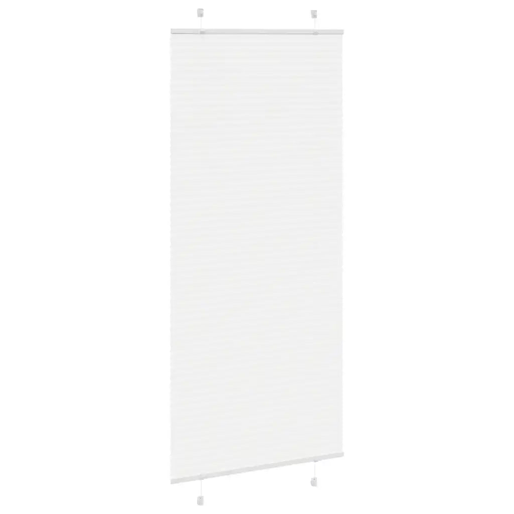 Tenda Plissettata Bianca 95x200 cm Larghezza Tessuto 94,4 cm 4015516