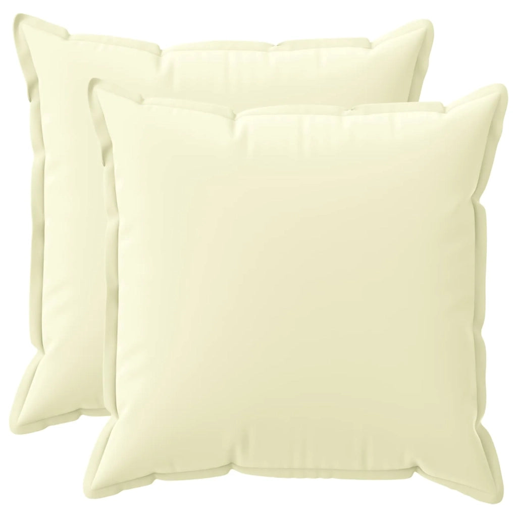 Federa 2 pcs HOUTEN Crema 65 x 65 cm Poliestere 921107