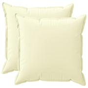 Federa 2 pcs HOUTEN Crema 65 x 65 cm Poliestere 921107