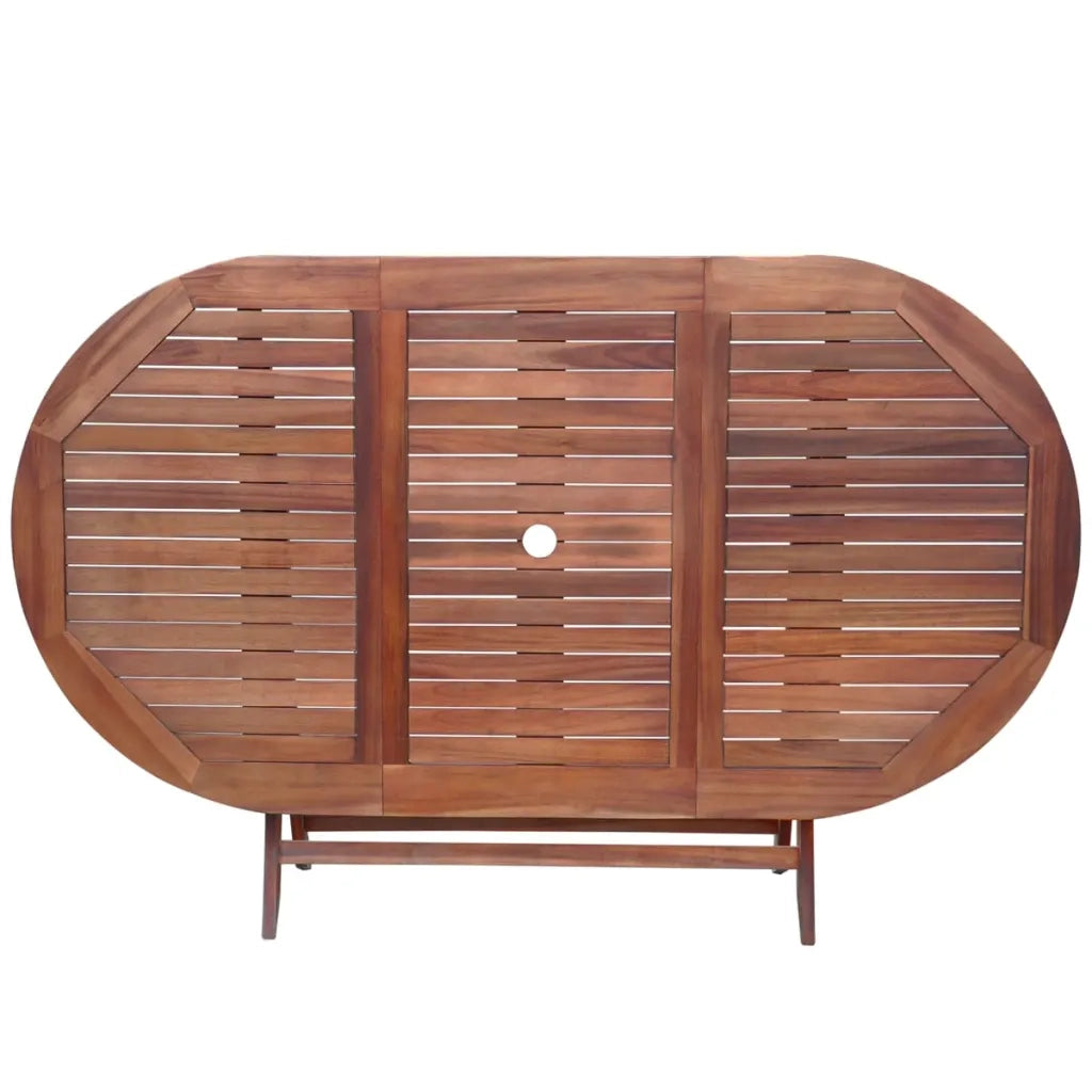 Set da Pranzo da Giardino 9 pz con Cuscini Massello di Acacia 42649