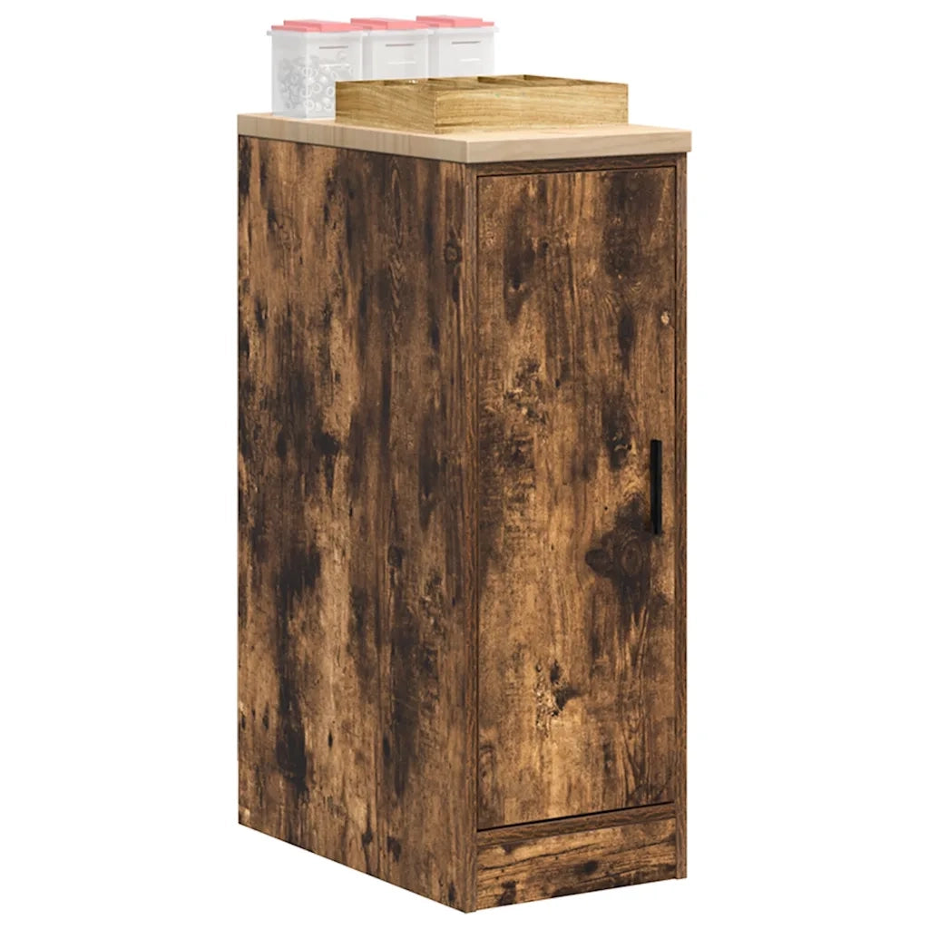 Armadietto da Garage in Rovere Affumicato 30x51x85 cm 860557